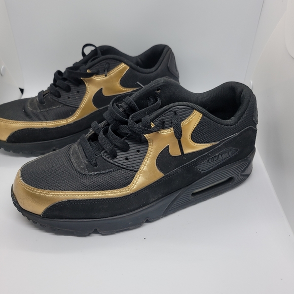Nike Other - Nike Air Max 90 Essential 'Black Gold' size 10